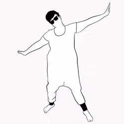 Jumpsuit med kort ärm valfritt tyg