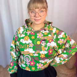 Crop top deluxe i valfritt tyg