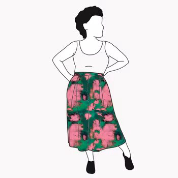 Color wall Culottes 3/4-långa