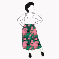 Color wall Culottes 3/4-långa