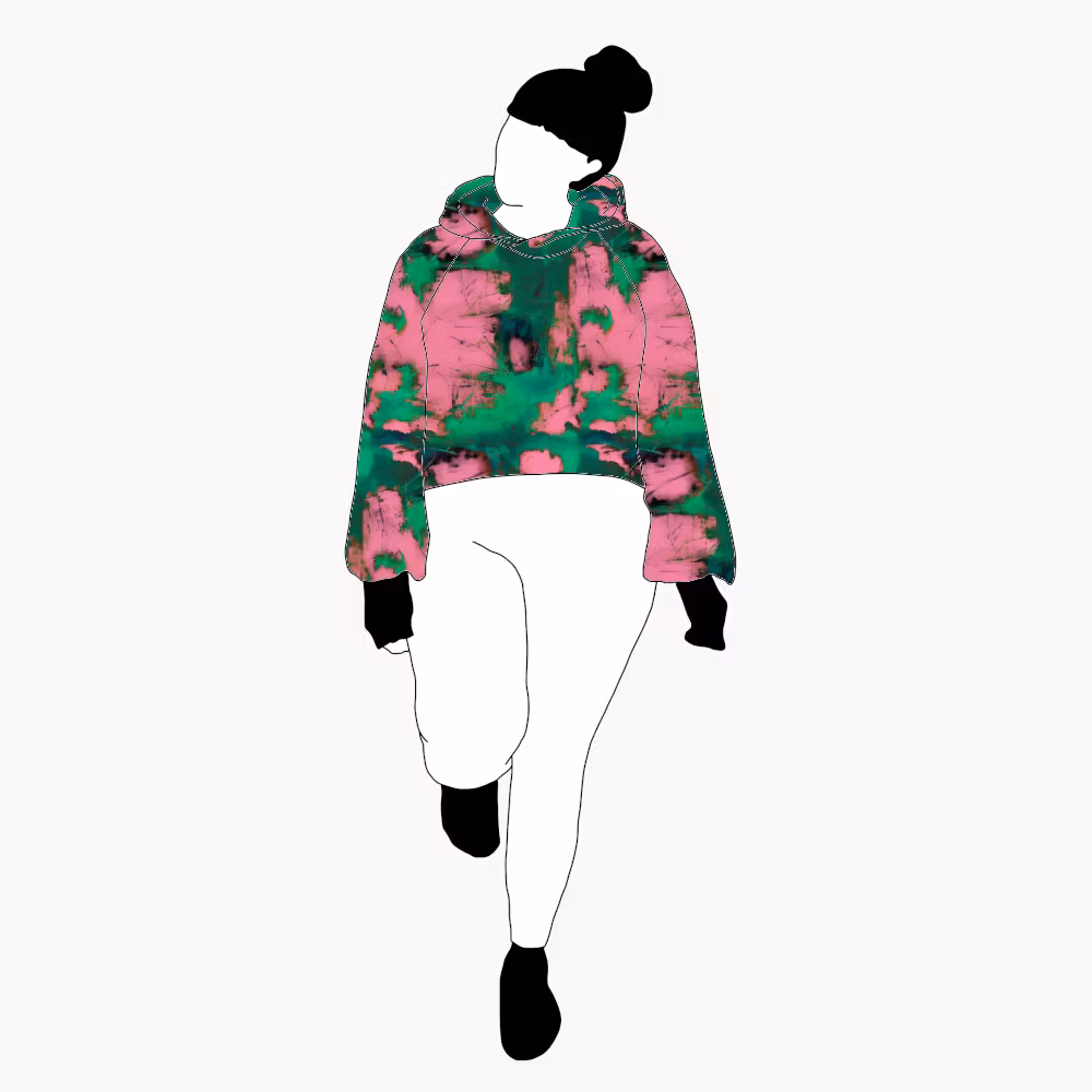 Color wall Crop top deluxe