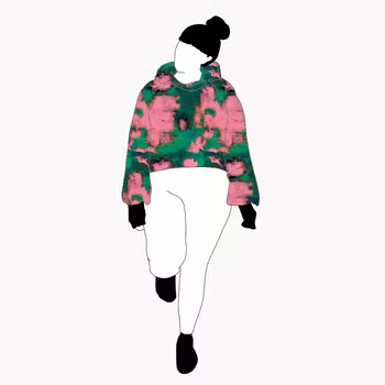 Color wall Crop top deluxe