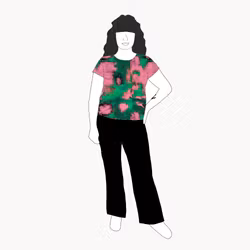 Color wall T-shirt