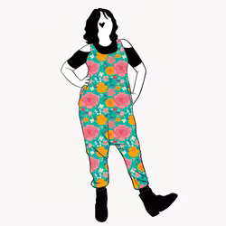 Flower market haremjumpsuit utan ärm