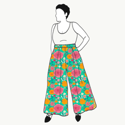 Flower market Culottes Hellånga