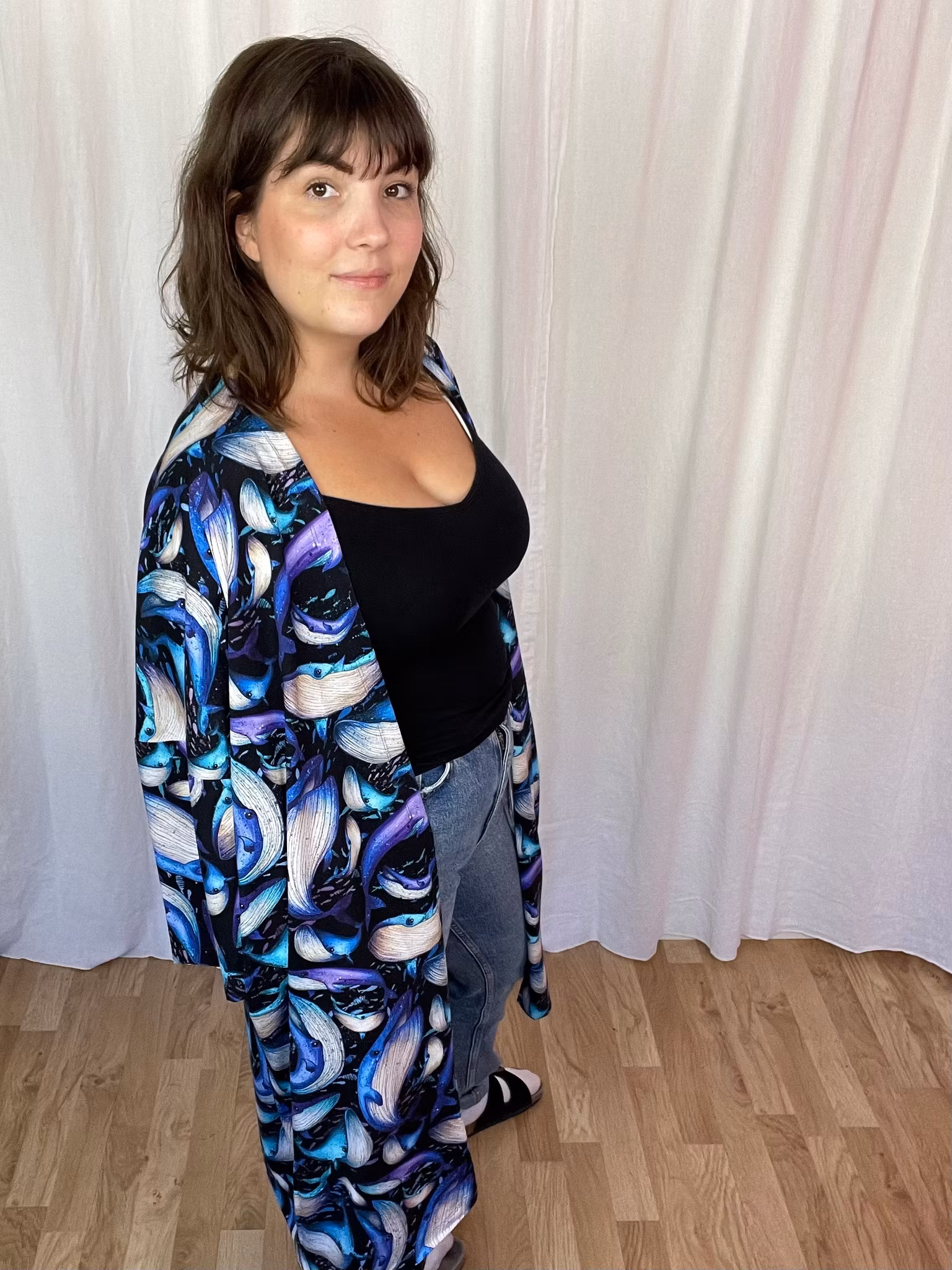 Scandinavian cups Jersey Kimono