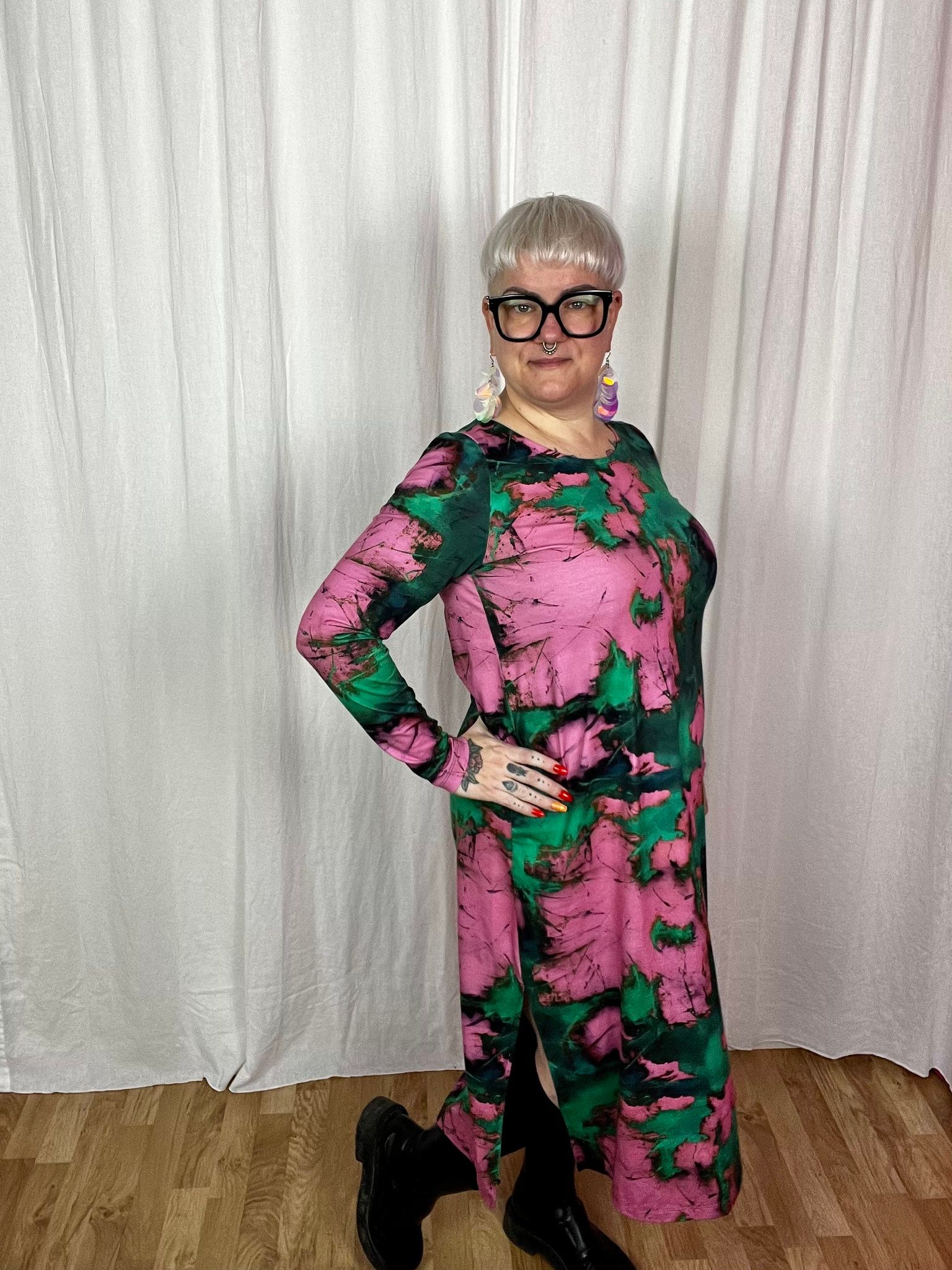 Slit dress Valfritt tyg