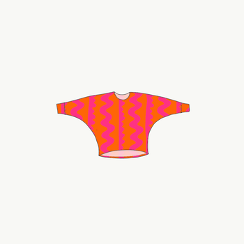 ZigZag Orange Pink Batmantröja