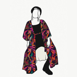 Koi Kaftan med knytband
