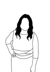 Twisted crop top valfritt tyg