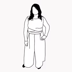 Twisted crop top valfritt tyg