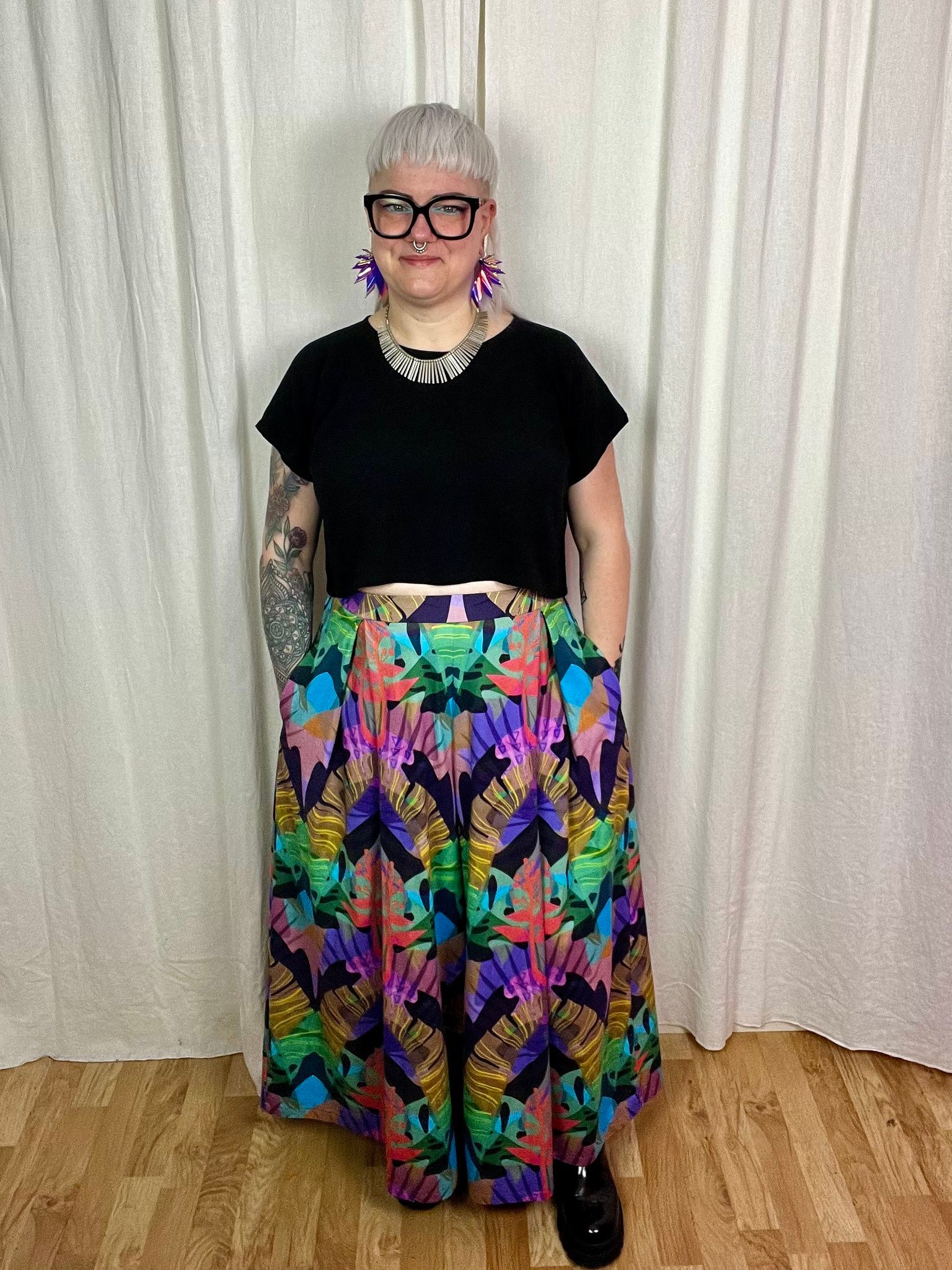 ZigZag Orange Pink Culottes Hellånga