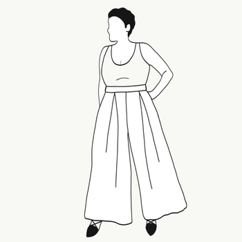 Culottes (hellånga & 3/4 långa) Valfritt tyg