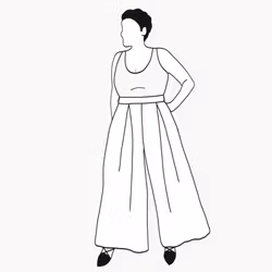 Culottes (hellånga & 3/4 långa) Valfritt tyg