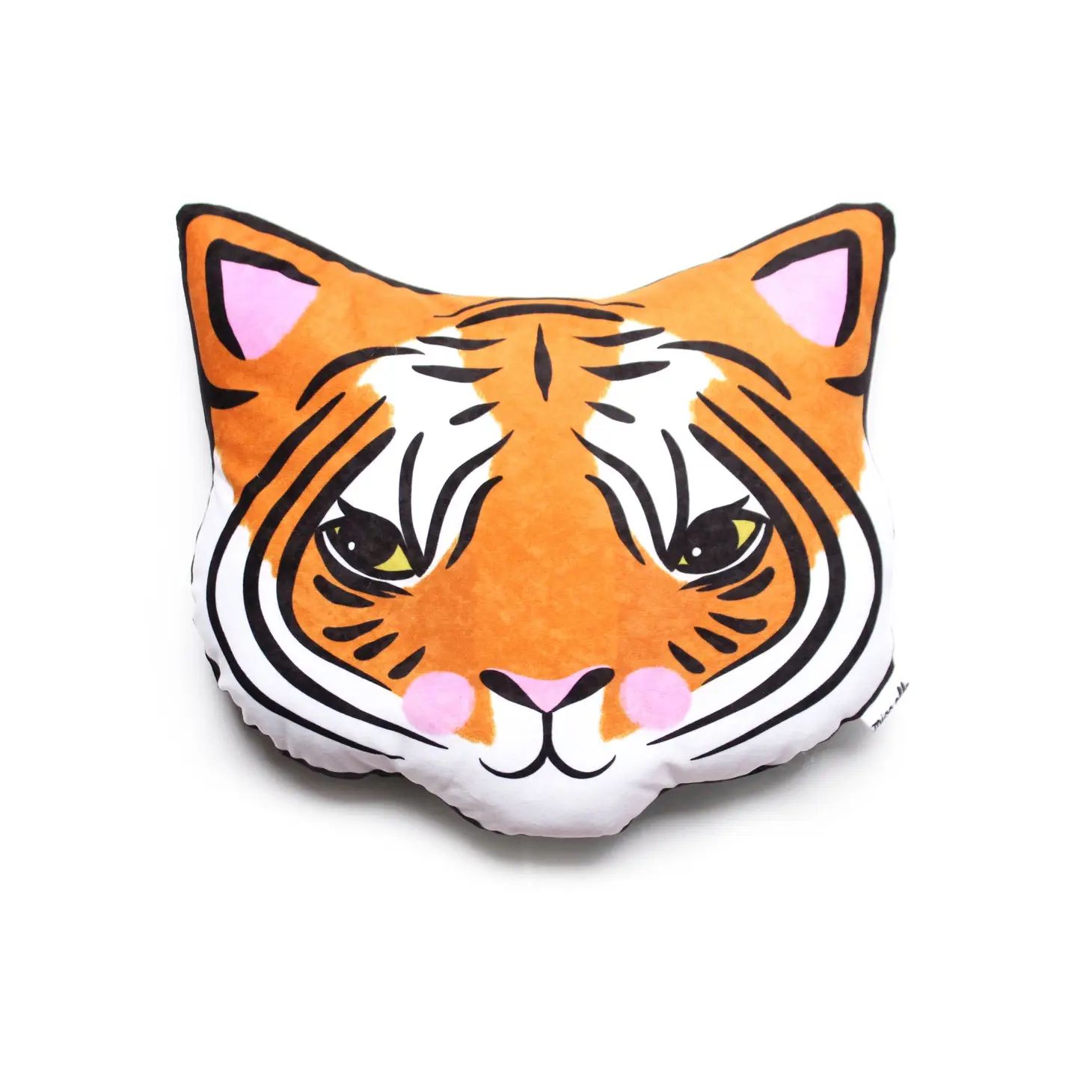 Diy Kit Tiger Cushion Yellow