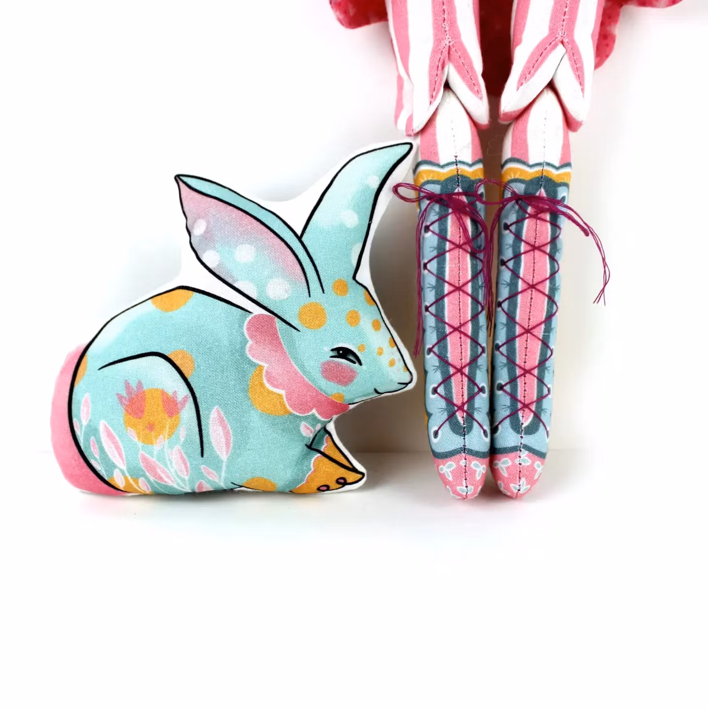 Diy Dolly Kit - Mewky the Circus Ringmaster Cat Bunny Doll