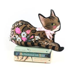 Bengal Kitten Diy Sewing Kit Cat Craft Kit Brown