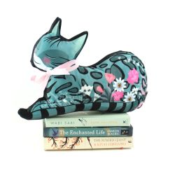 Bengal Kitten Diy Sewing Kit Cat Craft Kit Teal