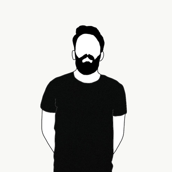 T-shirt Herr Black