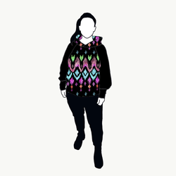 Ikat Hoodie Deluxe
