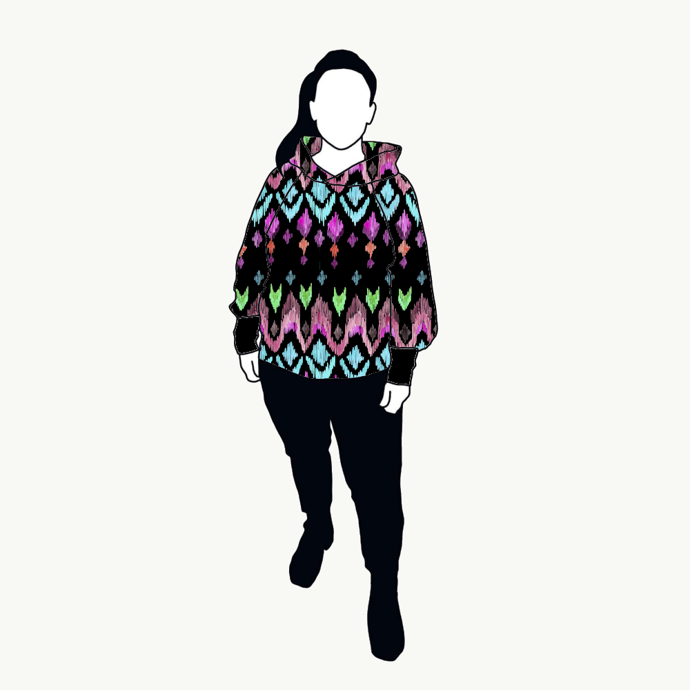Ikat Hoodie Deluxe