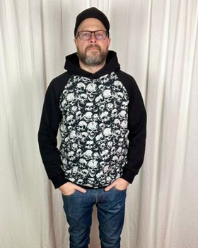 Hoodie Herr i valfritt tyg