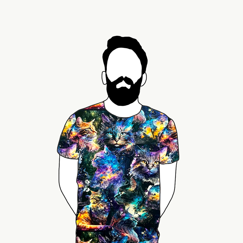 T-shirt Herr Cosmic Cats