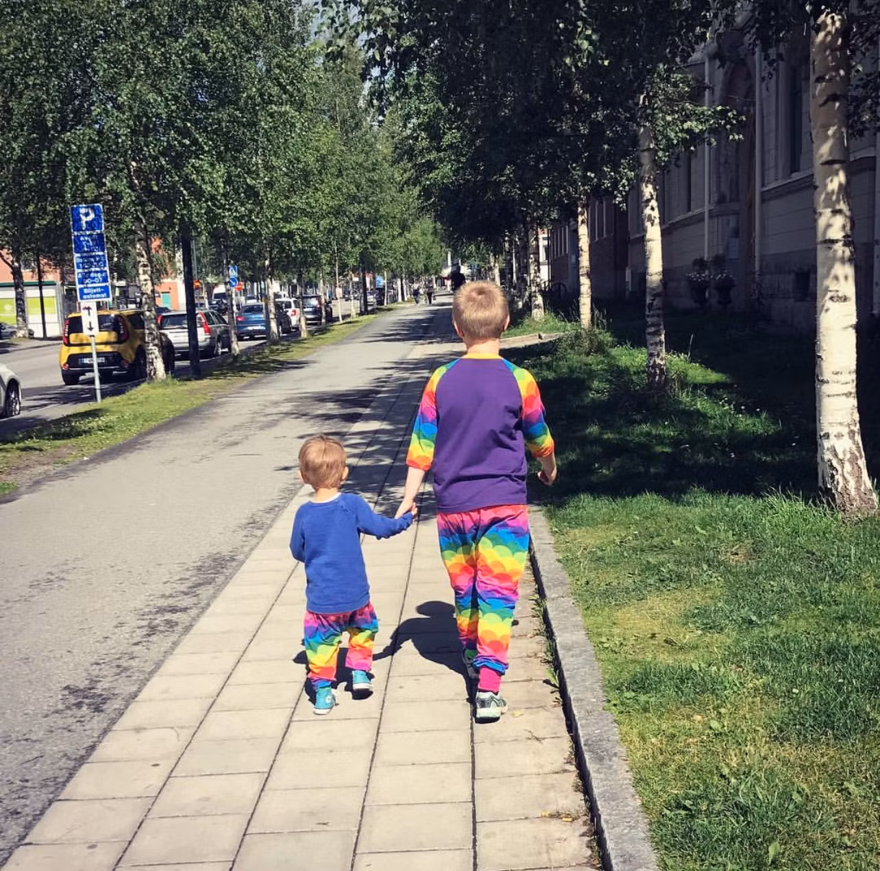 Haremsbyxa barn valfritt tyg