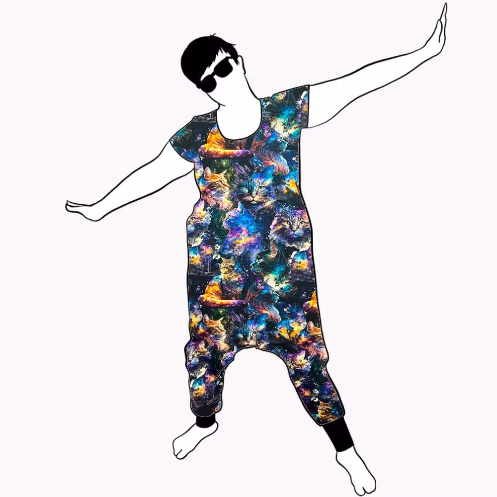 Cosmic Cats Jumpsuit (alla ärmlängder)