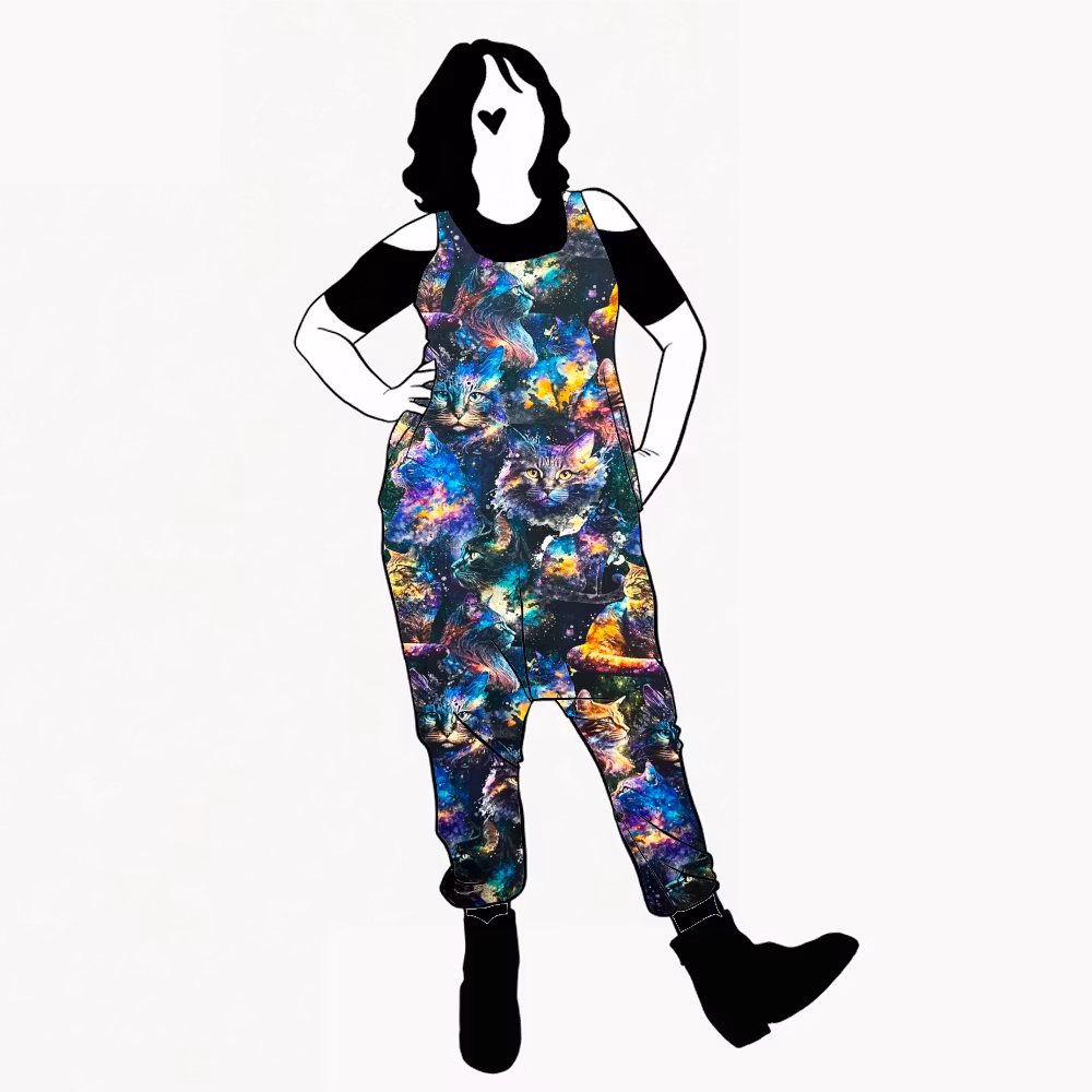 Cosmic Cats Jumpsuit (alla ärmlängder)