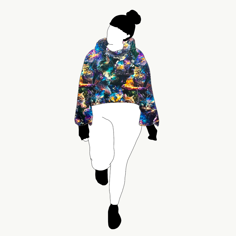Cosmic Cats Crop top deluxe