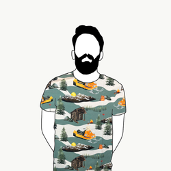 T-shirt Herr Kaffepaus