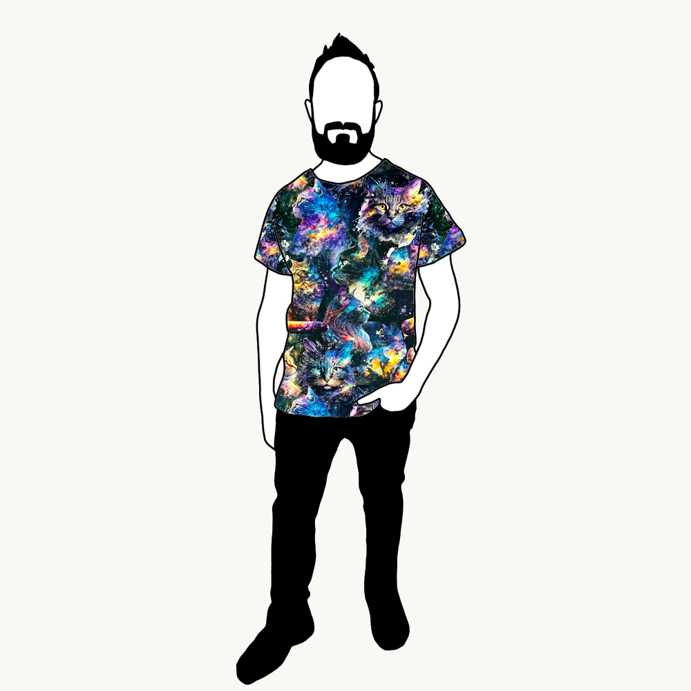 T-shirt Herr Cosmic Cats