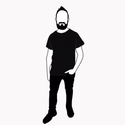 T-shirt Herr Black