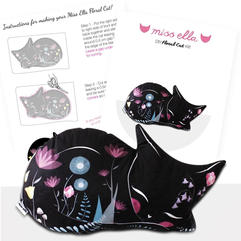Diy Kit Cat Cushion