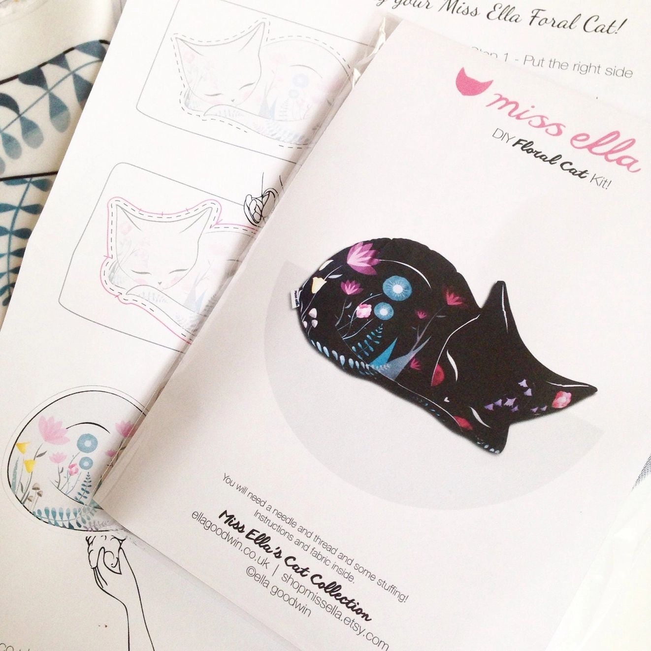 Diy Kit Cat Cushion