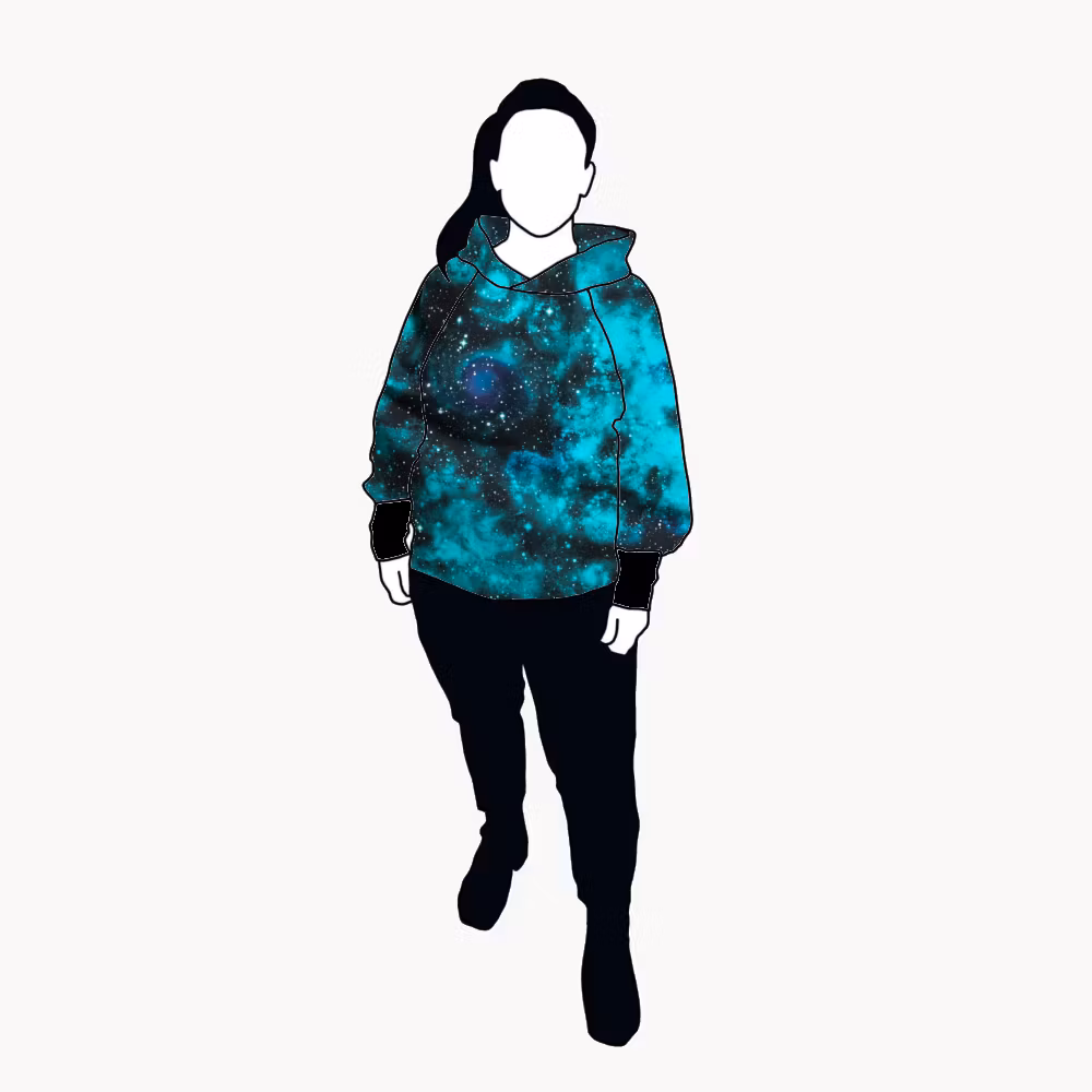 Universum Turquoise Hoodie Deluxe