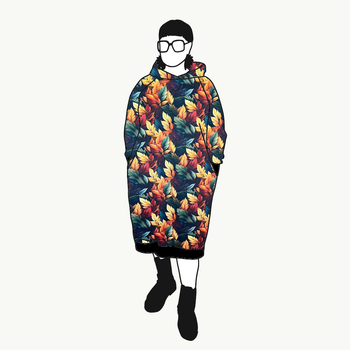 Never Leaf Me Sweatshirt dress Long
