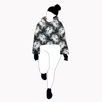 Copy Cat Crop top deluxe