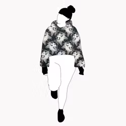 Copy Cat Crop top deluxe