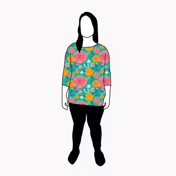 Flower market Boxy Top & Boxy Crop