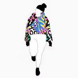 Crazy Print Crop top deluxe