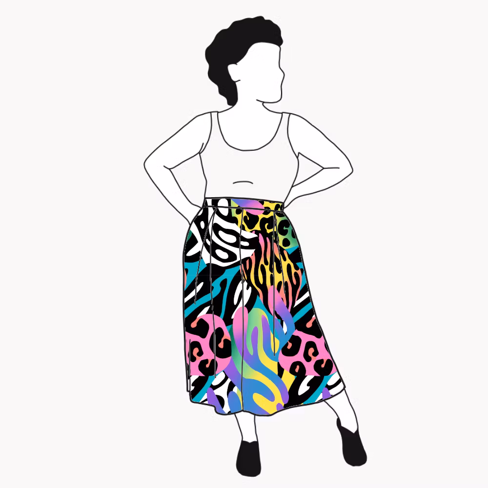 Crazy Print Culottes (långa & 3/4 långa)