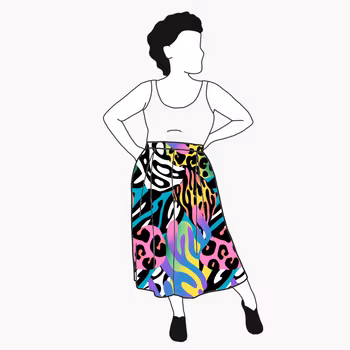 Crazy Print Culottes (långa & 3/4 långa)