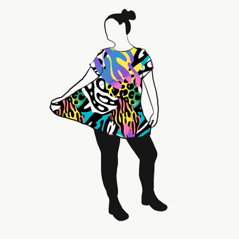 Crazy Print Tunika