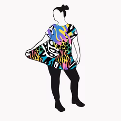 Crazy Print Tunika