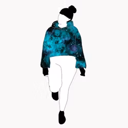Universum Turquoise Crop top deluxe