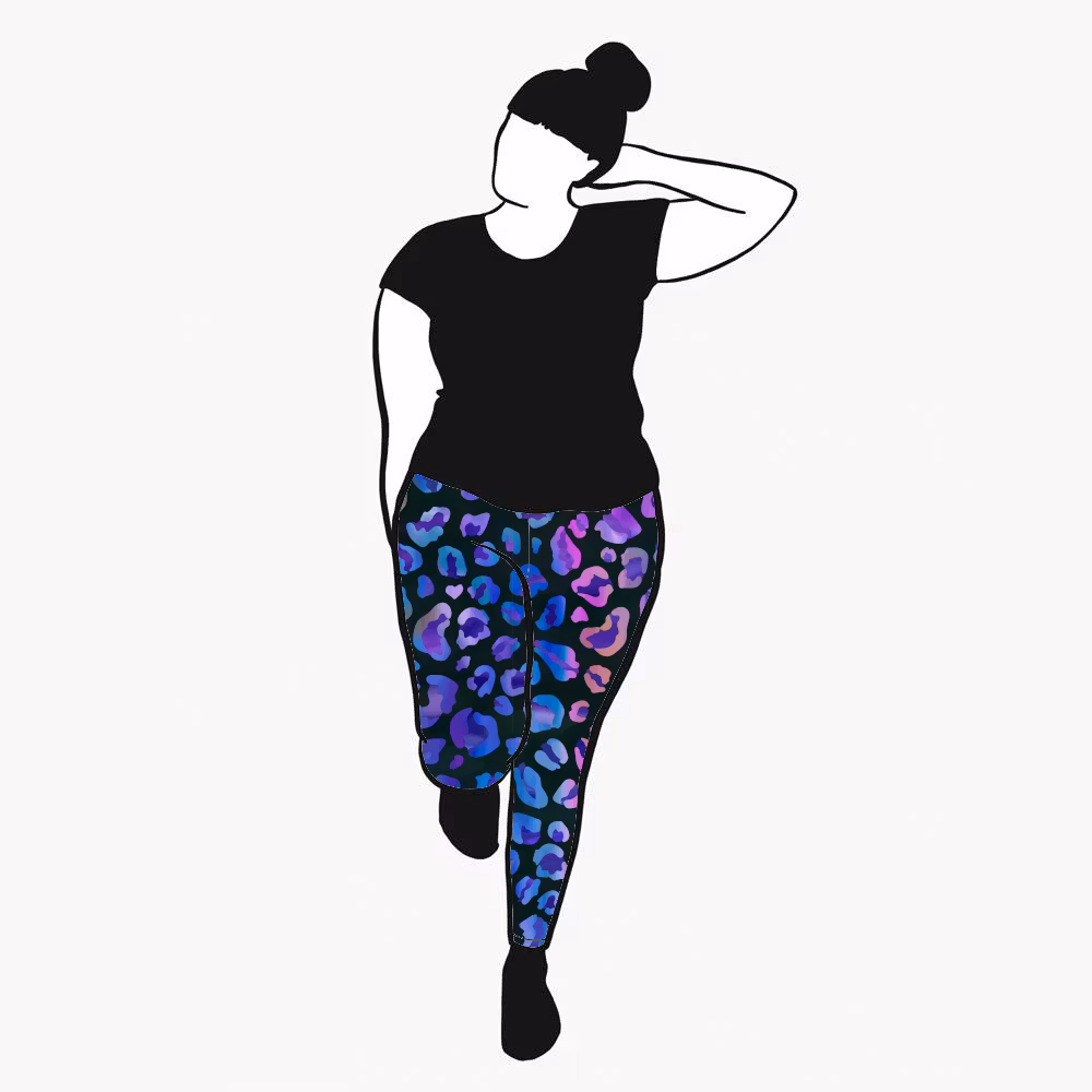 Electric Leo Leggings