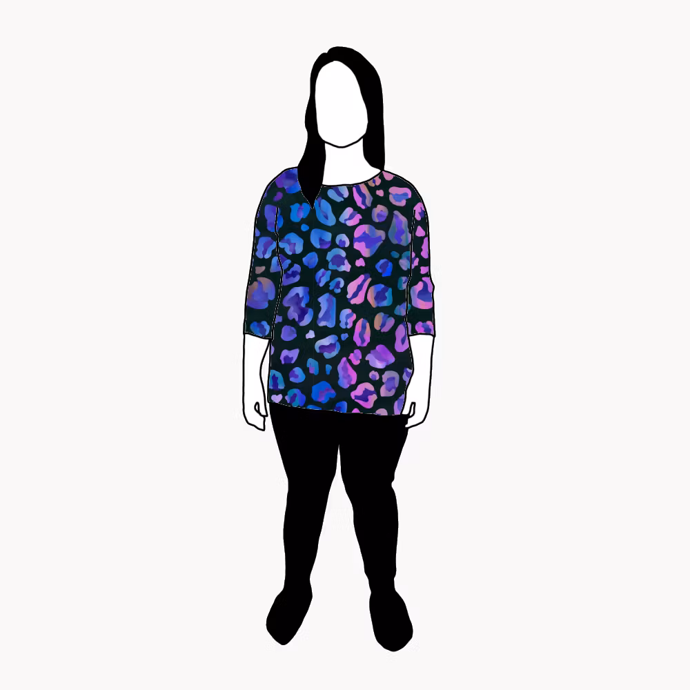 Electric Leo Boxy Top & Boxy Crop