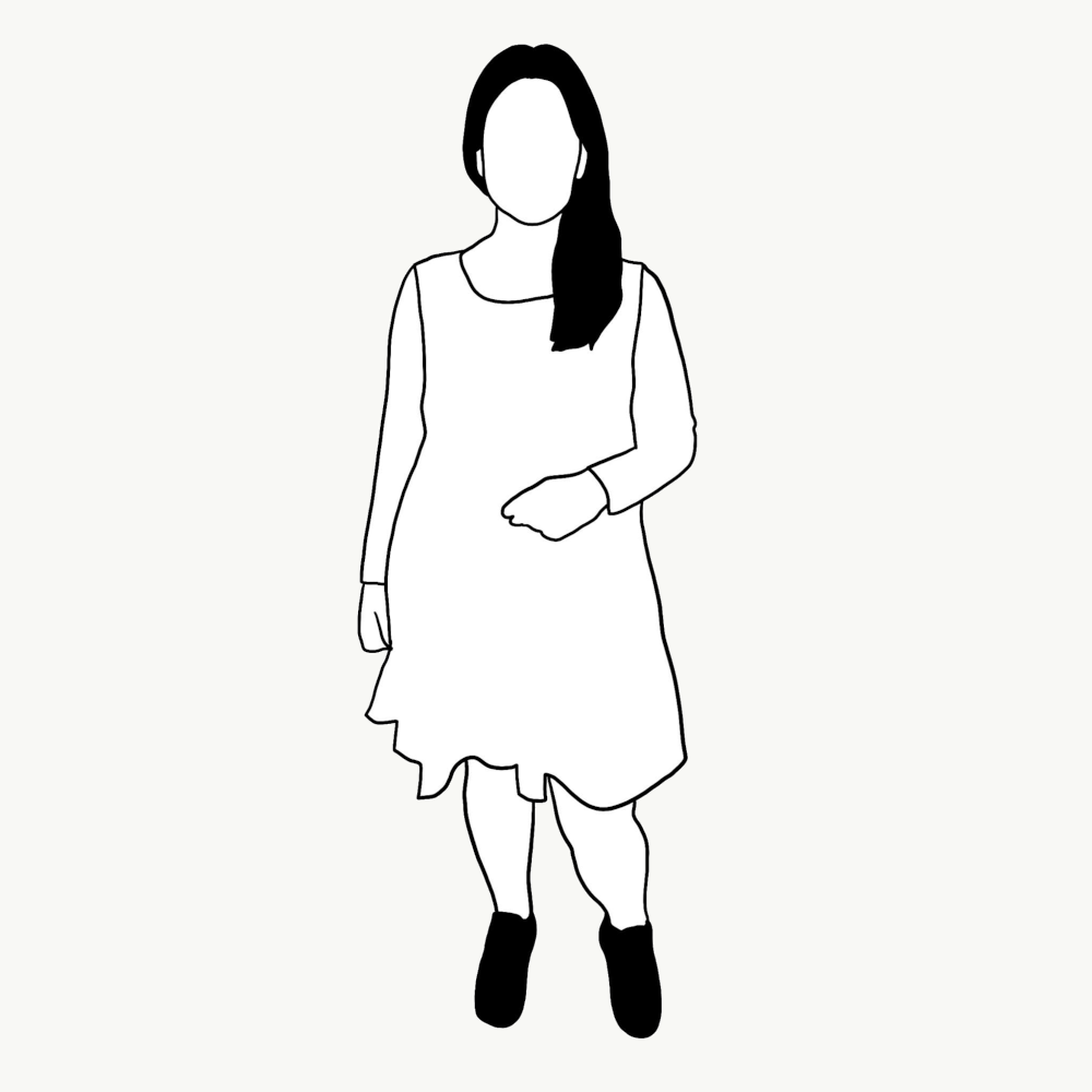 Flow Dress Valfritt tyg